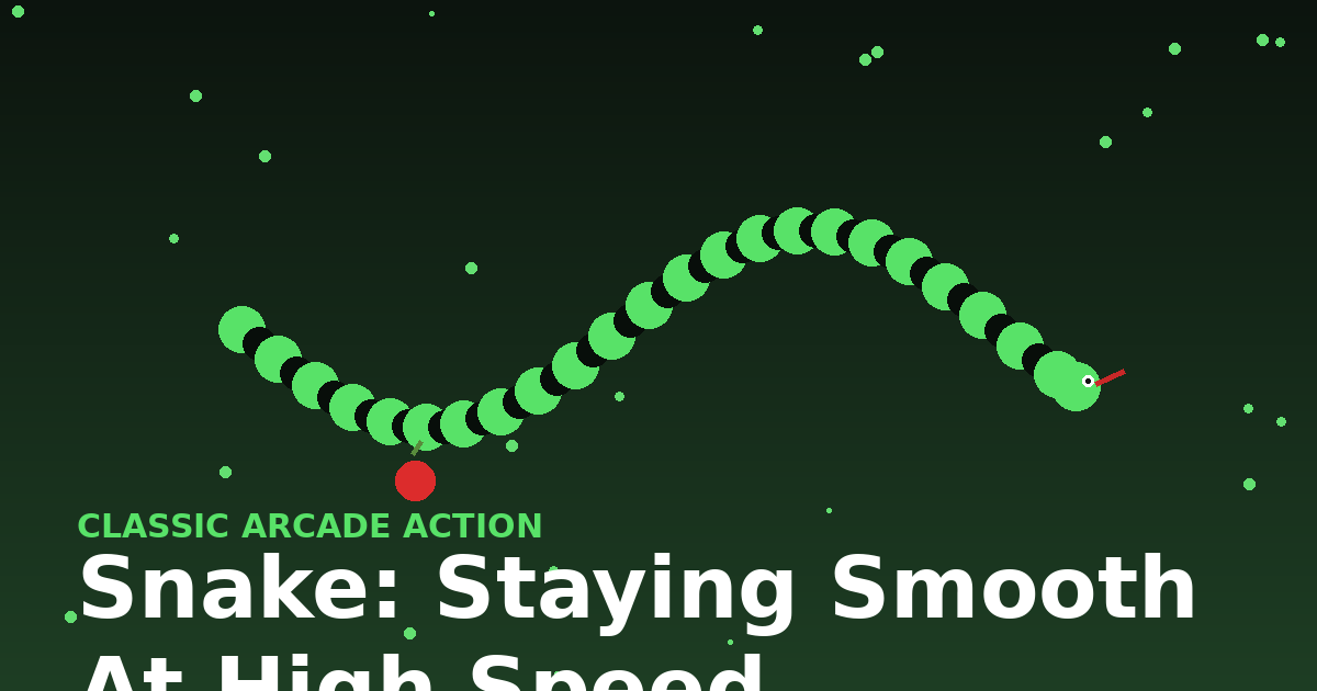Snake: Staying Smooth at High Speed