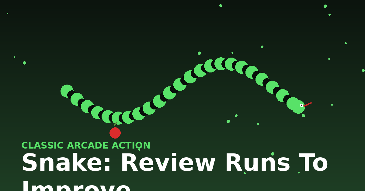 Snake: Review Runs to Improve