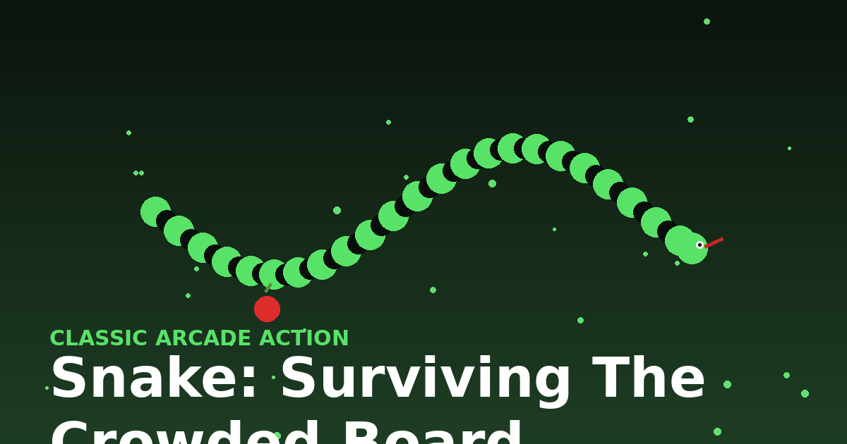 Snake: Surviving the Crowded Board