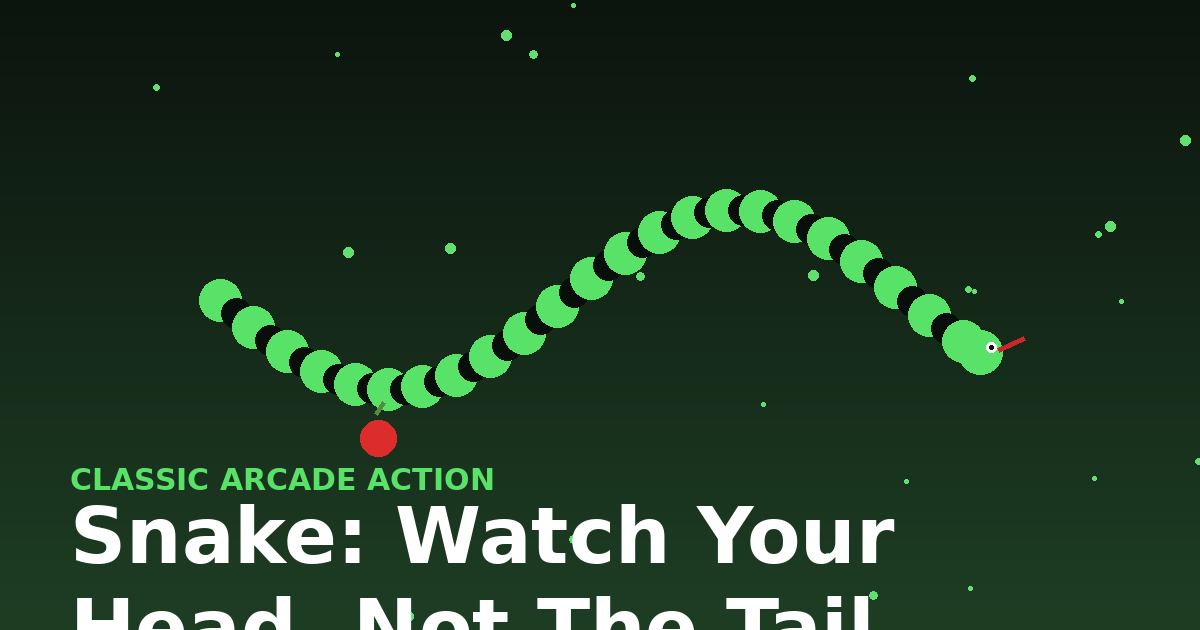 Snake: Watch Your Head, Not the Tail